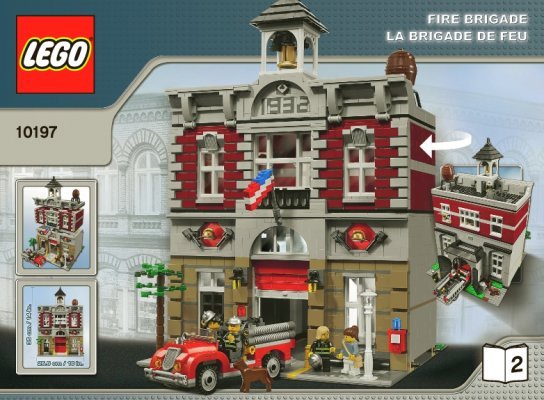 Instrucciones de Construcción - LEGO - 10197 - Fire Brigade: Page 1