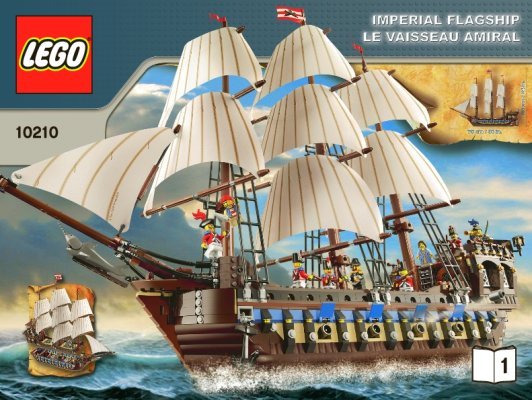 Instrucciones de Construcción - LEGO - 10210 - Imperial Flagship: Page 1