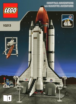 Instrucciones de Construcción - LEGO - 10213 - Shuttle Adventure: Page 1