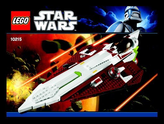 Instrucciones de Construcción - LEGO - 10215 - Obi-Wan's Jedi Starfighter™: Page 1