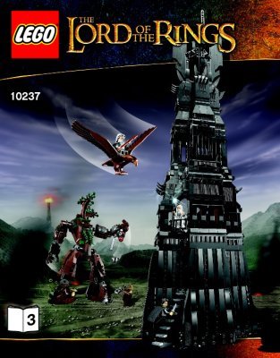 Instrucciones de Construcción - LEGO - The Lord of the Rings - 10237 - La Torre de Orthanc™: Page 1