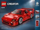 Instrucciones de Construcción - LEGO - Creator - 10248 - Ferrari F40: Page 1