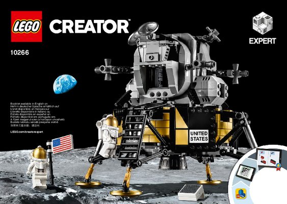 Instrucciones de Construcción - LEGO - 10266 - NASA Apollo 11 Lunar Lander: Page 1