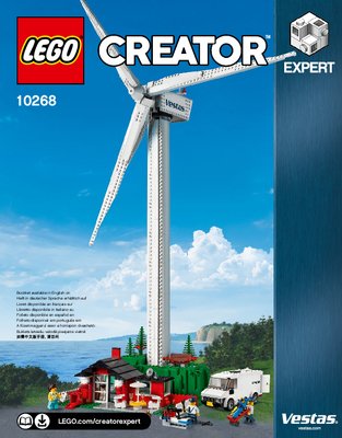 Instrucciones de Construcción - LEGO - 10268 - Vestas Wind Turbine: Page 1