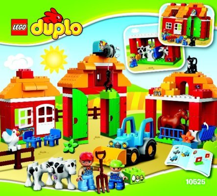 Instrucciones de Construcción - LEGO - DUPLO - 10525 - La Gran Granja: Page 1