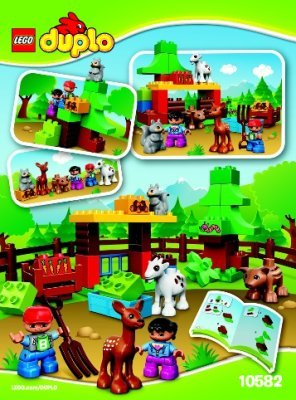 Instrucciones de Construcción - LEGO - DUPLO - 10582 - El Bosque: Animales: Page 1