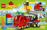 Instrucciones de Construcción - LEGO - DUPLO - 10592 - El Camión de Bomberos: Page 1