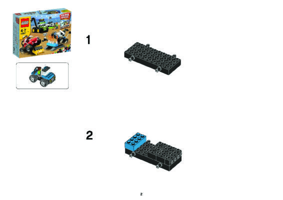 Instrucciones de Construcción - LEGO - 10655 - LEGO® Monster Trucks: Page 1