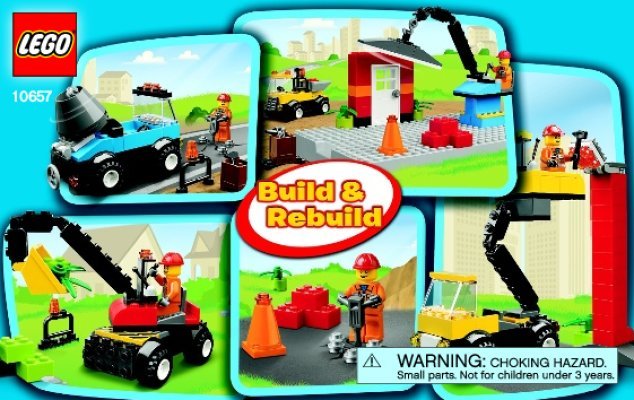 Instrucciones de Construcción - LEGO - 10657 - My First LEGO® Set: Page 1