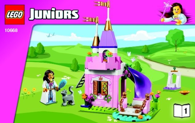 Instrucciones de Construcción - LEGO - Juniors - 10668 - El Castillo de Juegos de la Princesa: Page 1