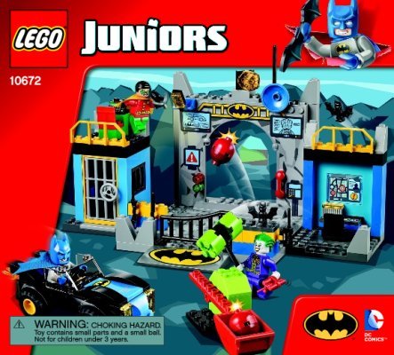 Instrucciones de Construcción - LEGO - Juniors - 10672 - Batman™:Ataque a la Batcueva: Page 1