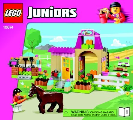 Instrucciones de Construcción - LEGO - Juniors - 10674 - La Granja de los Ponis: Page 1