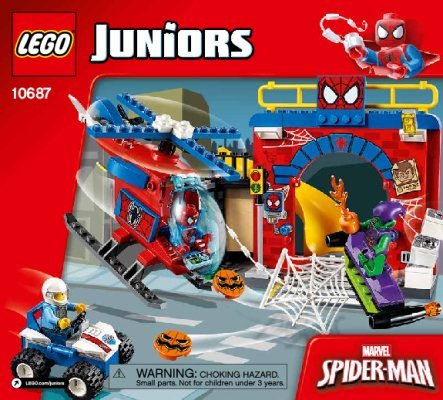 Instrucciones de Construcción - LEGO - Juniors - 10687 - La Guarida de Spider-Man™: Page 1