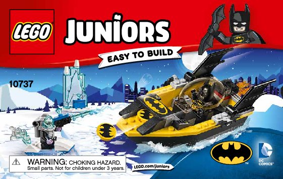 Instrucciones de Construcción - LEGO - Juniors - 10737 - Batman™ vs. Mr. Freeze™: Page 1