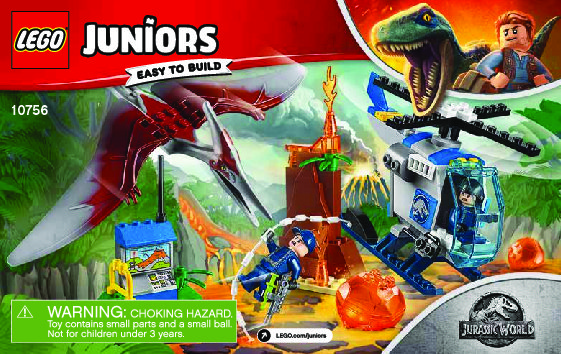 Instrucciones de Construcción - LEGO - 10756 - Pteranodon Escape: Page 1