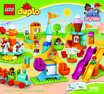 Instrucciones de Construcción - LEGO - DUPLO - 10840 - Gran feria: Page 1