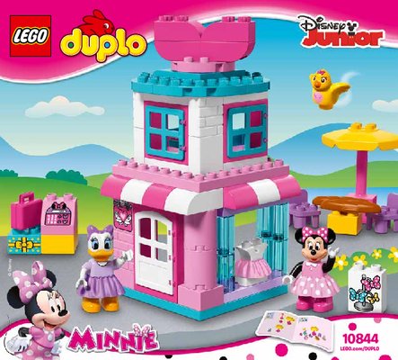 Instrucciones de Construcción - LEGO - DUPLO - 10844 - Boutique de Minnie Mouse: Page 1