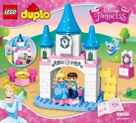 Instrucciones de Construcción - LEGO - DUPLO - 10855 - Castillo mágico de Cenicienta: Page 1