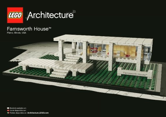 Instrucciones de Construcción - LEGO - Architecture - 21009 - La casa Farnsworth House™: Page 1