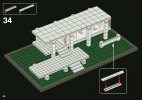 Instrucciones de Construcción - LEGO - Architecture - 21009 - La casa Farnsworth House™: Page 60