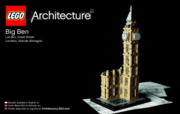 Instrucciones de Construcción - LEGO - Architecture - 21013 - Big Ben: Page 1