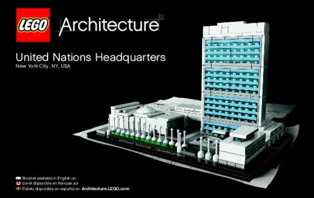 Instrucciones de Construcción - LEGO - Architecture - 21018 - Sede de las Naciones Unidas: Page 1