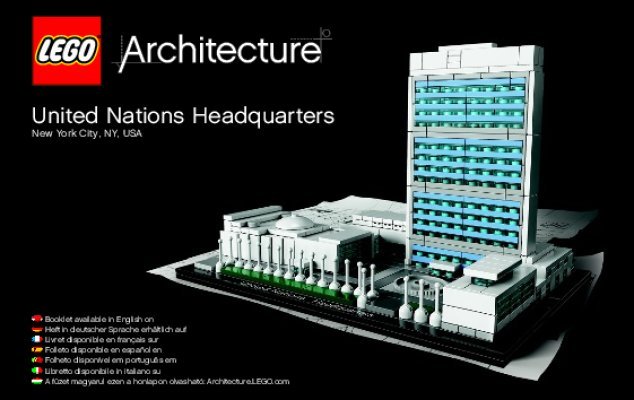 Instrucciones de Construcción - LEGO - Architecture - 21018 - Sede de las Naciones Unidas: Page 1