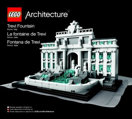 Instrucciones de Construcción - LEGO - Architecture - 21020 - Fontana de Trevi: Page 1