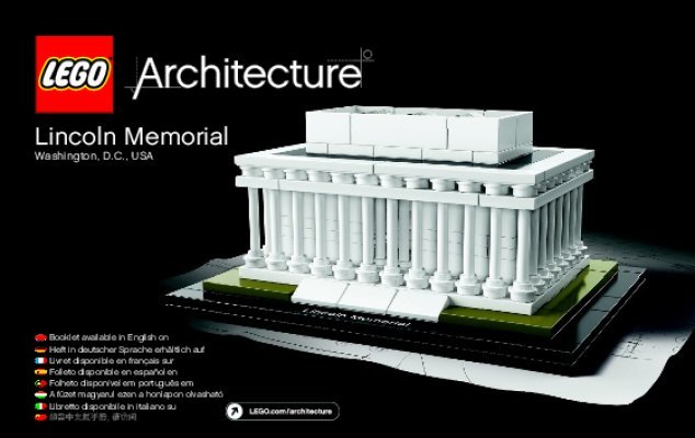 Instrucciones de Construcción - LEGO - Architecture - 21022 - Lincoln Memorial: Page 1