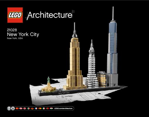 Instrucciones de Construcción - LEGO - Architecture - 21028 - Ciudad de Nueva York: Page 1