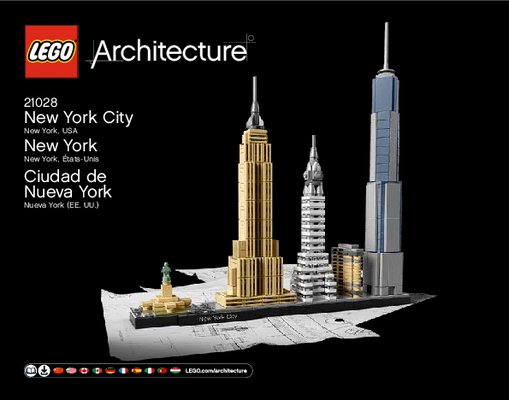 Instrucciones de Construcción - LEGO - Architecture - 21028 - Ciudad de Nueva York: Page 1