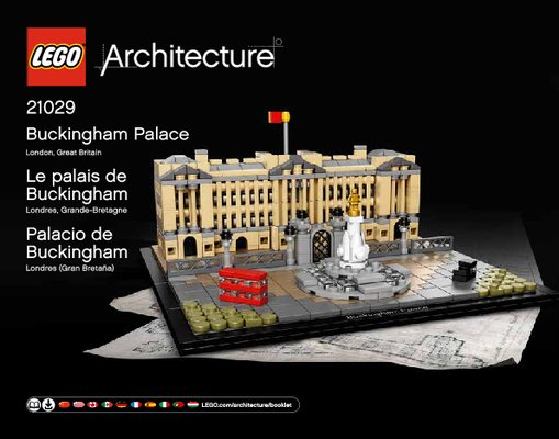 Instrucciones de Construcción - LEGO - Architecture - 21029 - Palacio de Buckingham: Page 1