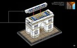 Instrucciones de Construcción - LEGO - Architecture - 21036 - Arco del Triunfo: Page 55