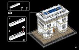 Instrucciones de Construcción - LEGO - Architecture - 21036 - Arco del Triunfo: Page 67