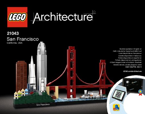 Instrucciones de Construcción - LEGO - 21043 - San Francisco: Page 1