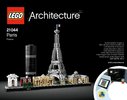 Instrucciones de Construcción - LEGO - 21044 - Paris: Page 1