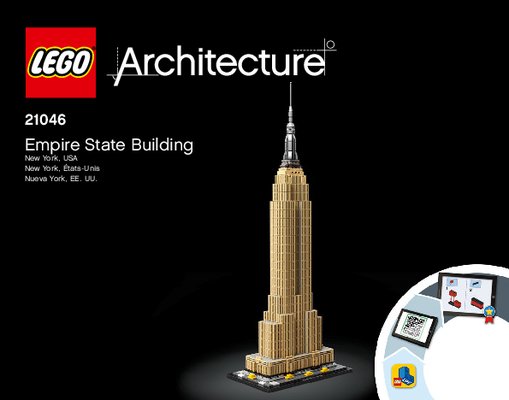 Instrucciones de Construcción - LEGO - 21046 - Empire State Building: Page 1