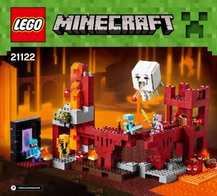 Instrucciones de Construcción - LEGO - Minecraft - 21122 - La Fortaleza del Infierno: Page 1