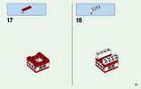 Instrucciones de Construcción - LEGO - Minecraft - 21129 - Isla champiñón: Page 23