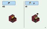 Instrucciones de Construcción - LEGO - 21150 - Minecraft™ Skeleton BigFig with Magma Cu: Page 31