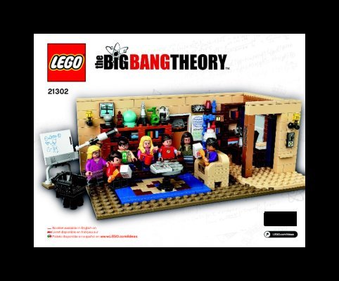 Instrucciones de Construcción - LEGO - Ideas - 21302 - The Big Bang Theory: Page 1