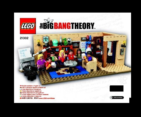 Instrucciones de Construcción - LEGO - Ideas - 21302 - The Big Bang Theory: Page 1