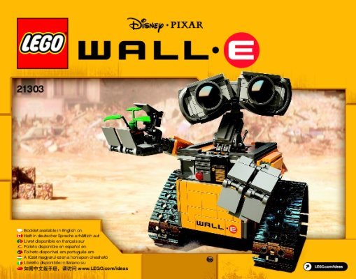 Instrucciones de Construcción - LEGO - Ideas - 21303 - WALL•E: Page 1