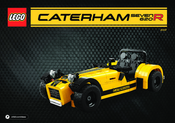 Instrucciones de Construcción - LEGO - Ideas - 21307 - Caterham Seven 620R: Page 1