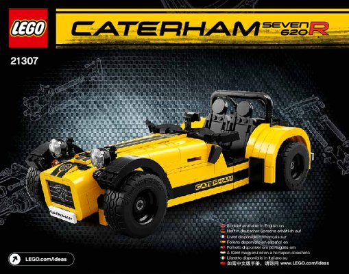 Instrucciones de Construcción - LEGO - Ideas - 21307 - Caterham Seven 620R: Page 1