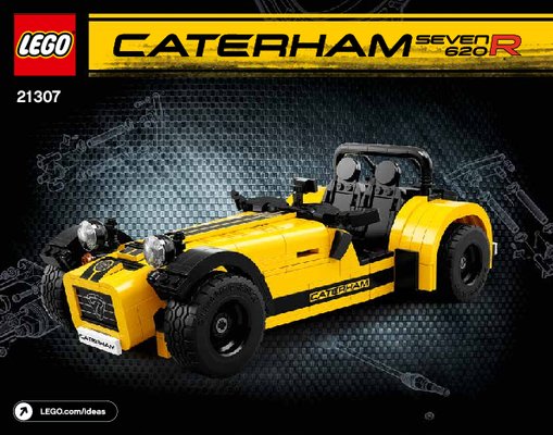 Instrucciones de Construcción - LEGO - Ideas - 21307 - Caterham Seven 620R: Page 1