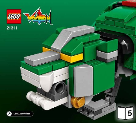 Instrucciones de Construcción - LEGO - 21311 - Voltron: Page 1