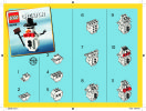 Instrucciones de Construcción - LEGO - 30008 - Snowman: Page 1