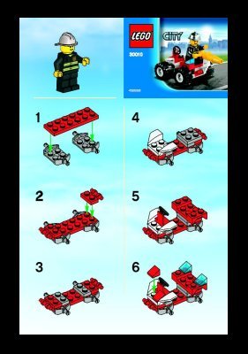 Instrucciones de Construcción - LEGO - 30010 - Fire Chief: Page 1