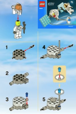 Instrucciones de Construcción - LEGO - 30016 - Satellite: Page 1